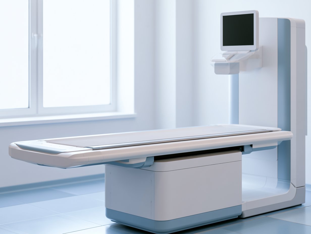 DEXA-Scanner in einem hellen Untersuchungsraum zur exakten Messung der Körperzusammensetzung